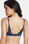 Zivame Beautiful Basics Padded Non Wired 3/4Th Coverage T-Shirt Bra - Sargasso Sea — thumbnail 2
